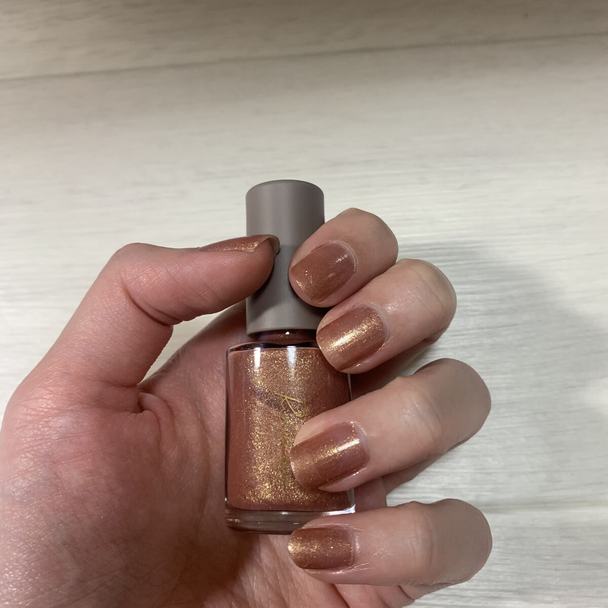 ネイルポリッシュ  11 ロゼスパークル/Ririmew/マニキュアを使ったクチコミ（2枚目）