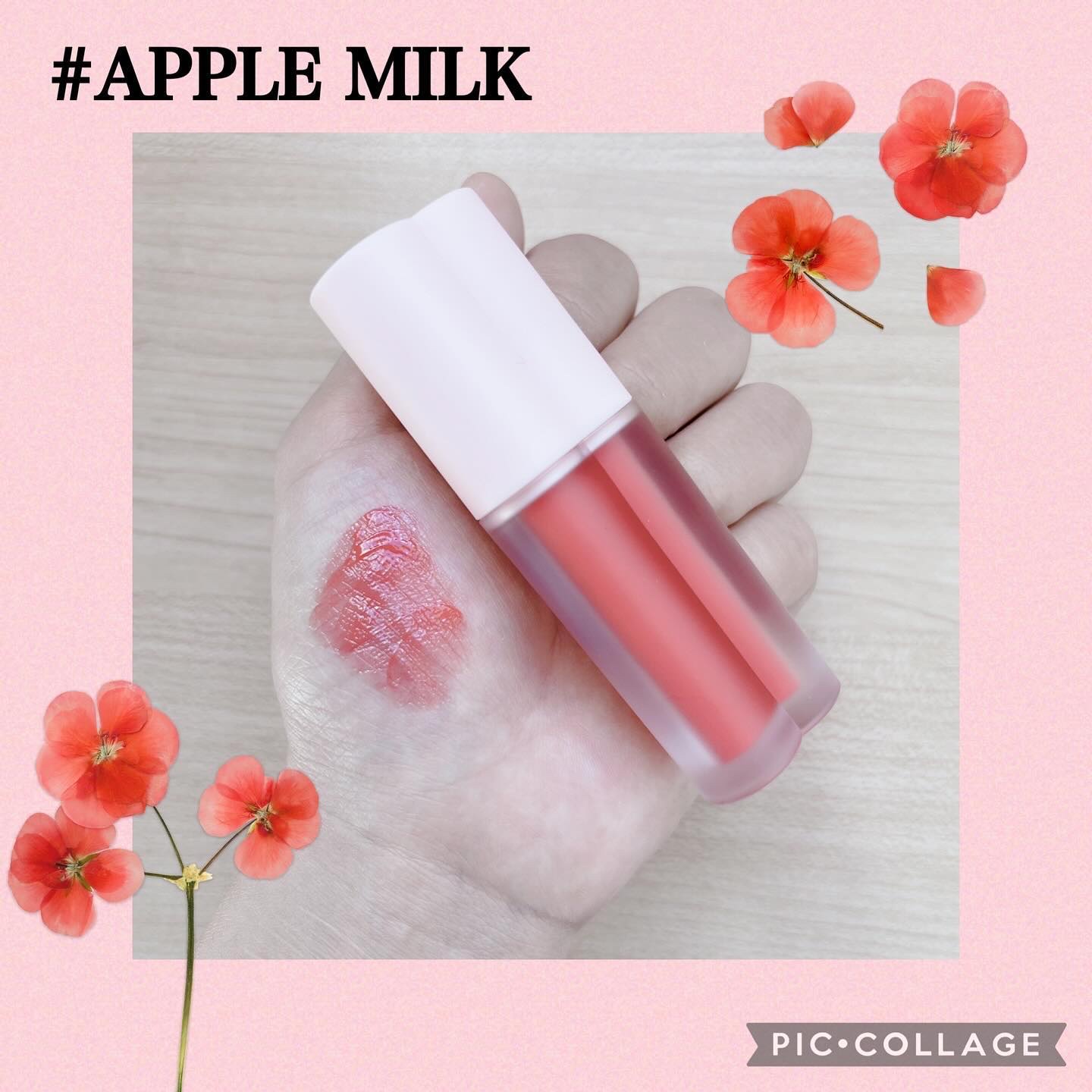 ミルクハートティントリップアンドチーク/Merrymonde/リップティントを使ったクチコミ（3枚目）