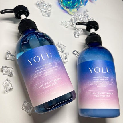 カームナイトリペアシャンプー/トリートメント/YOLU/市販シャンプーを使ったクチコミ(4枚目)