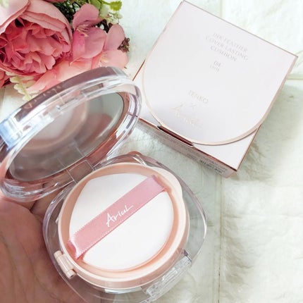 アリウル インクフェザーカバーラスティングクッション/Ariul/クッションファンデーションを使ったクチコミ(5枚目)