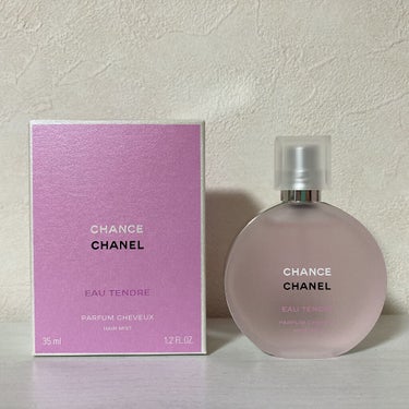 【CHANEL】
商品名：チャンス　オー　タンドゥル　ヘアミスト
価格：35ml  5280円（税抜）

友人からプレゼントで貰いました。
香りも想像していたよりも持つので驚きです。
(時間は計り次第追