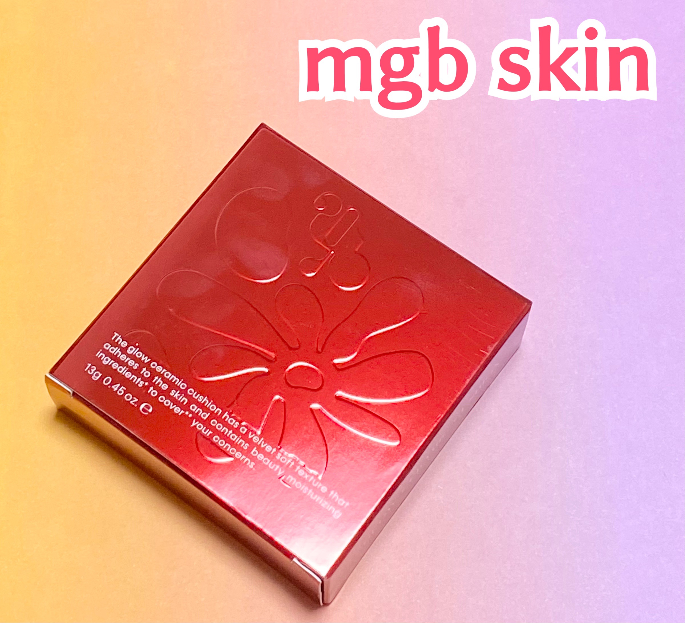 グロウセラミッククッション/mgb skin/クッションファンデーションを使ったクチコミ（1枚目）