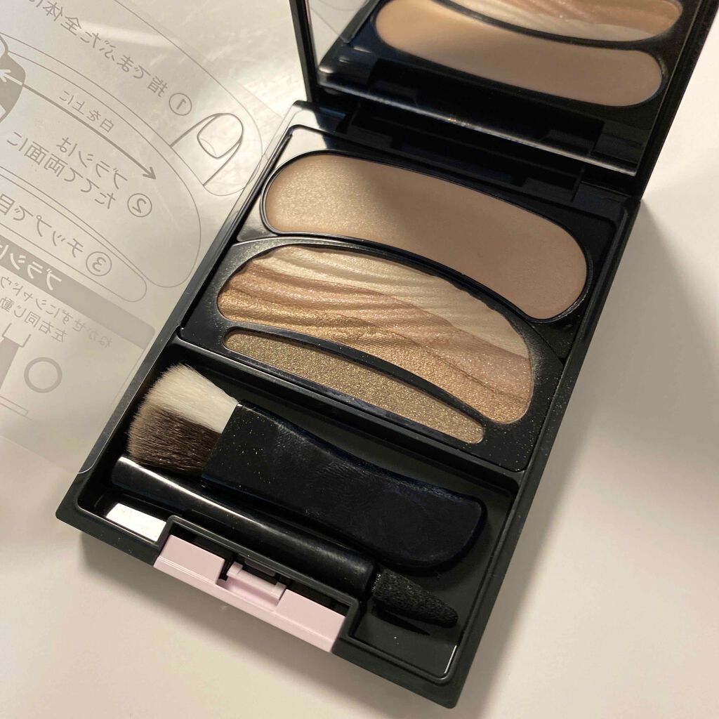 ブラシひと塗りシャドウN/オーブ/アイシャドウパレットを使ったクチコミ(2枚目)