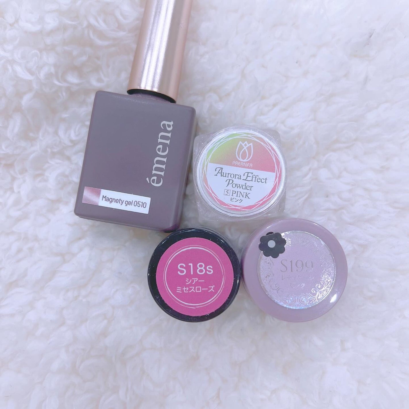 なかやまちえこ on LIPS 「𝔄𝔲𝔯𝔬𝔯𝔞×𝔐𝔞𝔤𝔫𝔢𝔱♡⠀⠀@sarikin0ちゃん⠀@y..」(3枚目)