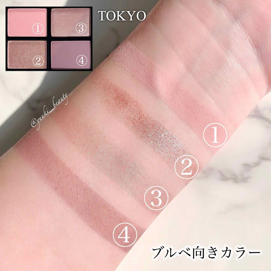 クワッドアイシャドー/NARS/アイシャドウパレットを使ったクチコミ（2枚目）