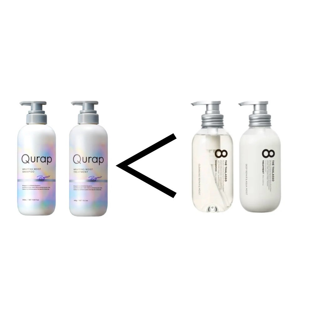 ラッピングモイストシャンプー/トリートメント/Qurap/市販シャンプーを使ったクチコミ(2枚目)