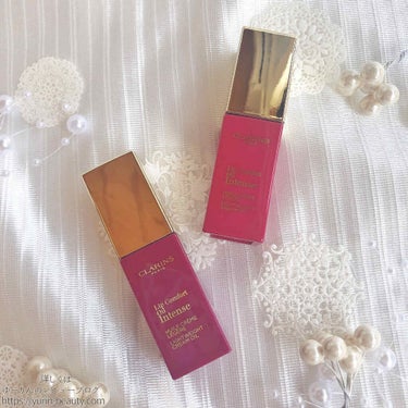 コンフォート リップオイル インテンス 05 インテンス ピンク(限定カラー)/CLARINS/リップグロスを使ったクチコミ（1枚目）