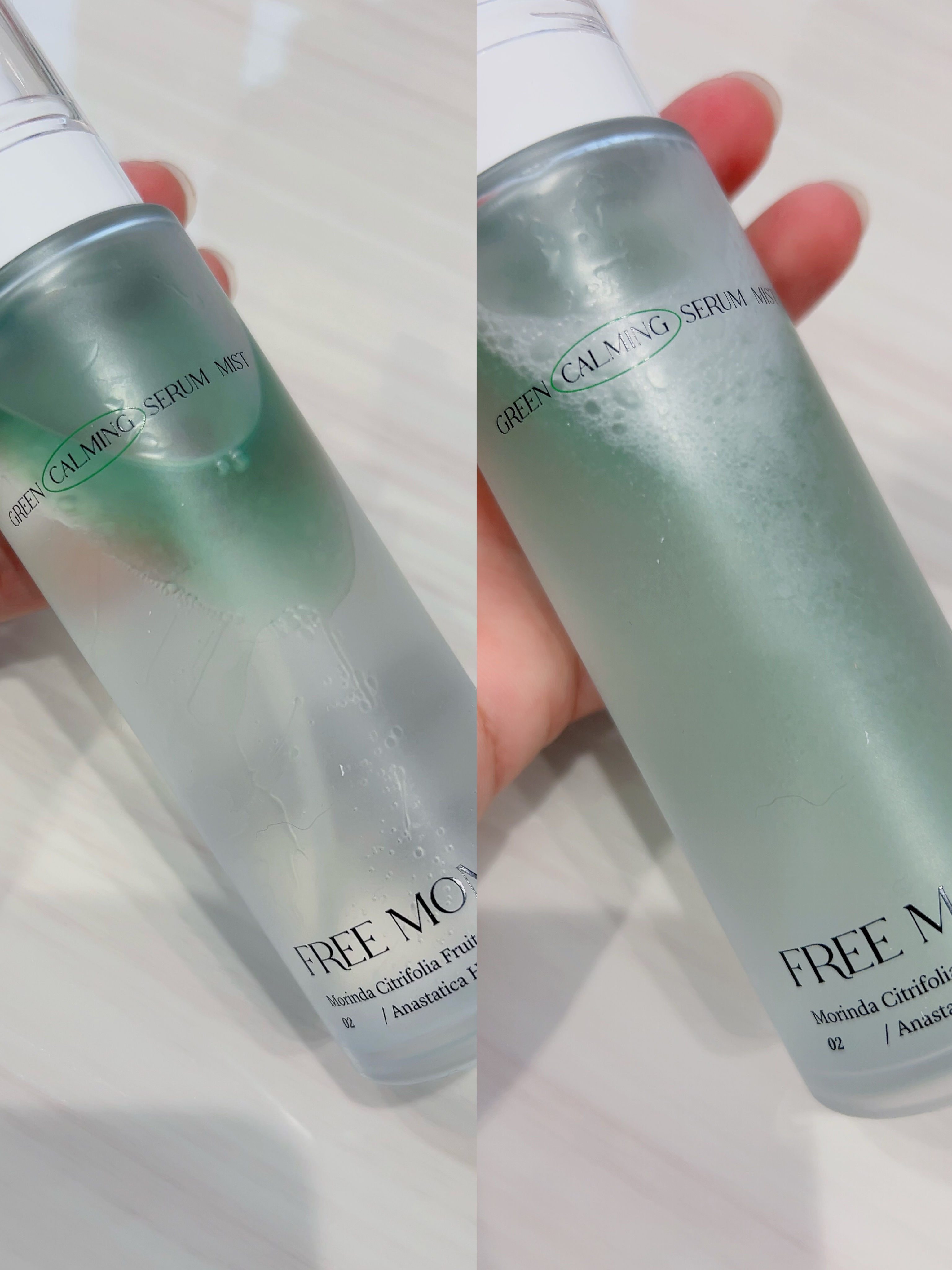 グリーンカーミングセラムミスト/Free Moment /ミスト状化粧水を使ったクチコミ（2枚目）