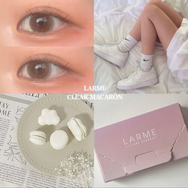 LARME MELTY SERIES(ラルムメルティシリーズ) クリアマカロン/LARME/カラーコンタクトレンズの画像
