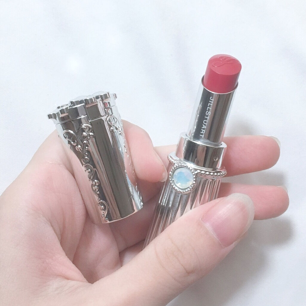 ジルスチュアート リップブロッサム ベルベット 15 dressy scarlet/JILL STUART/口紅を使ったクチコミ（2枚目）