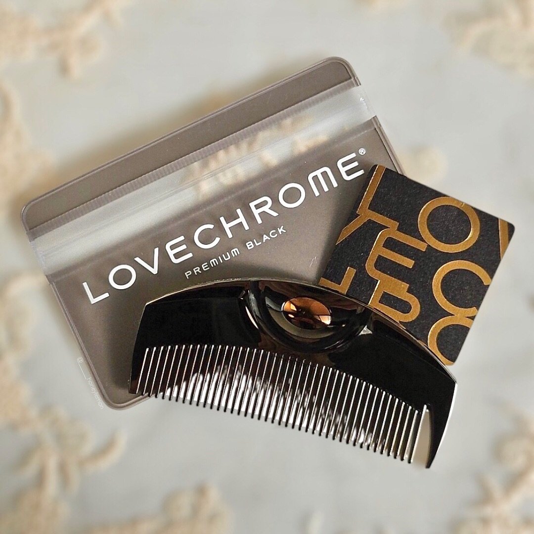 PG ツキ プレミアムブラック/LOVECHROME/ヘアコームを使ったクチコミ（1枚目）