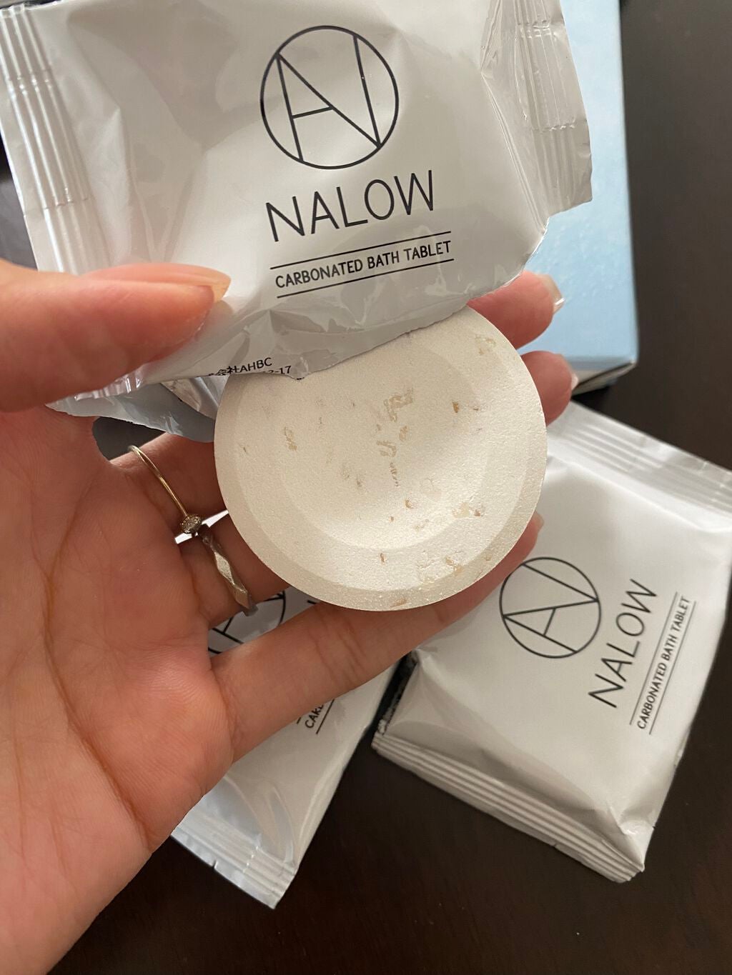 炭酸ソルト入浴料/NALOW/炭酸系入浴剤を使ったクチコミ(4枚目)