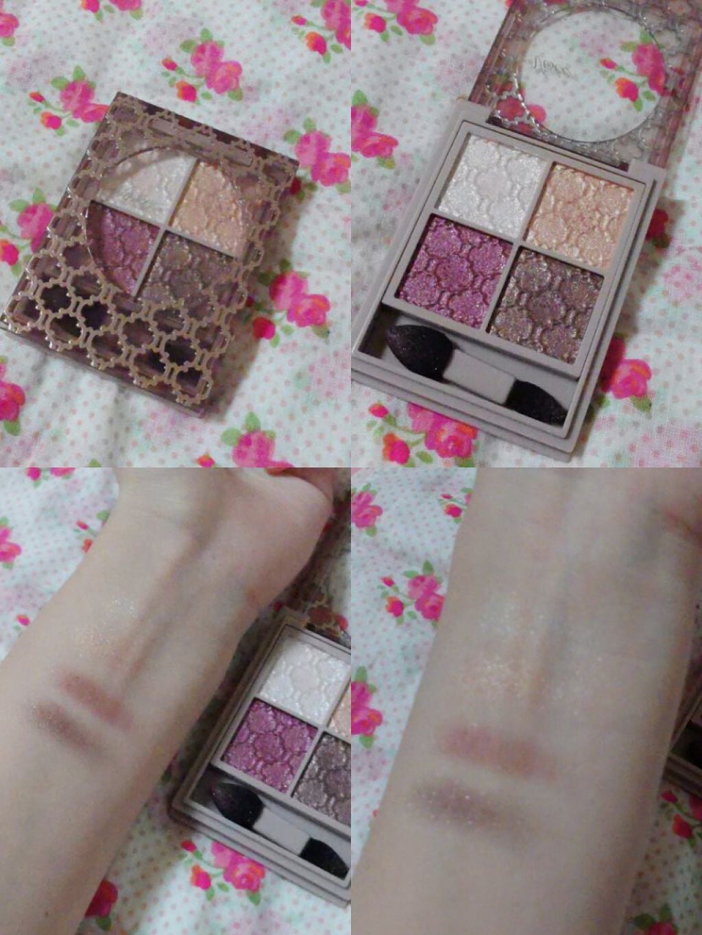 グロッシーリッチ アイズ N/Visée/アイシャドウパレットを使ったクチコミ(1枚目)