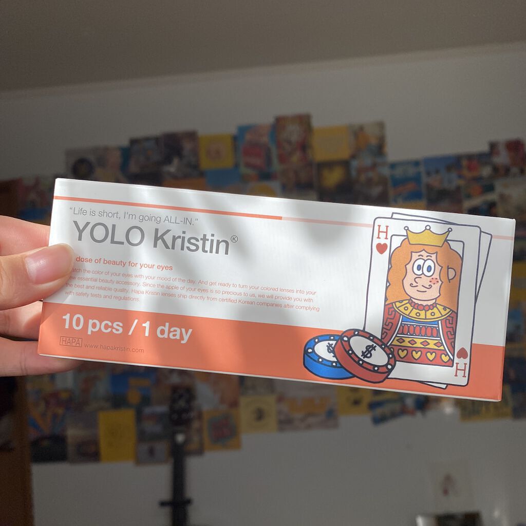 YOLO Kristin/Hapa kristin/カラーコンタクトレンズを使ったクチコミ（3枚目）