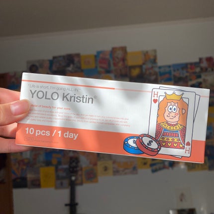 YOLO Kristin/Hapa kristin/カラーコンタクトレンズを使ったクチコミ(3枚目)