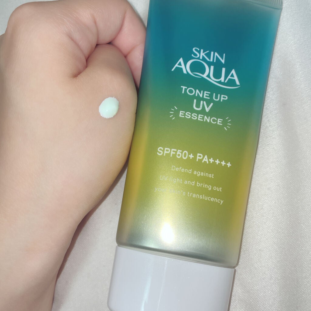 スキンアクア トーンアップUVエッセンス/スキンアクア/日焼け止めクリームを使ったクチコミ(2枚目)