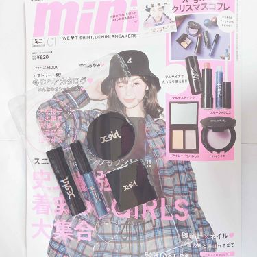 Mini 19年1月号 Mini の使い方を徹底解説 Mini１月号付録x Girlクリスマス By 脂性肌 代前半 Lips