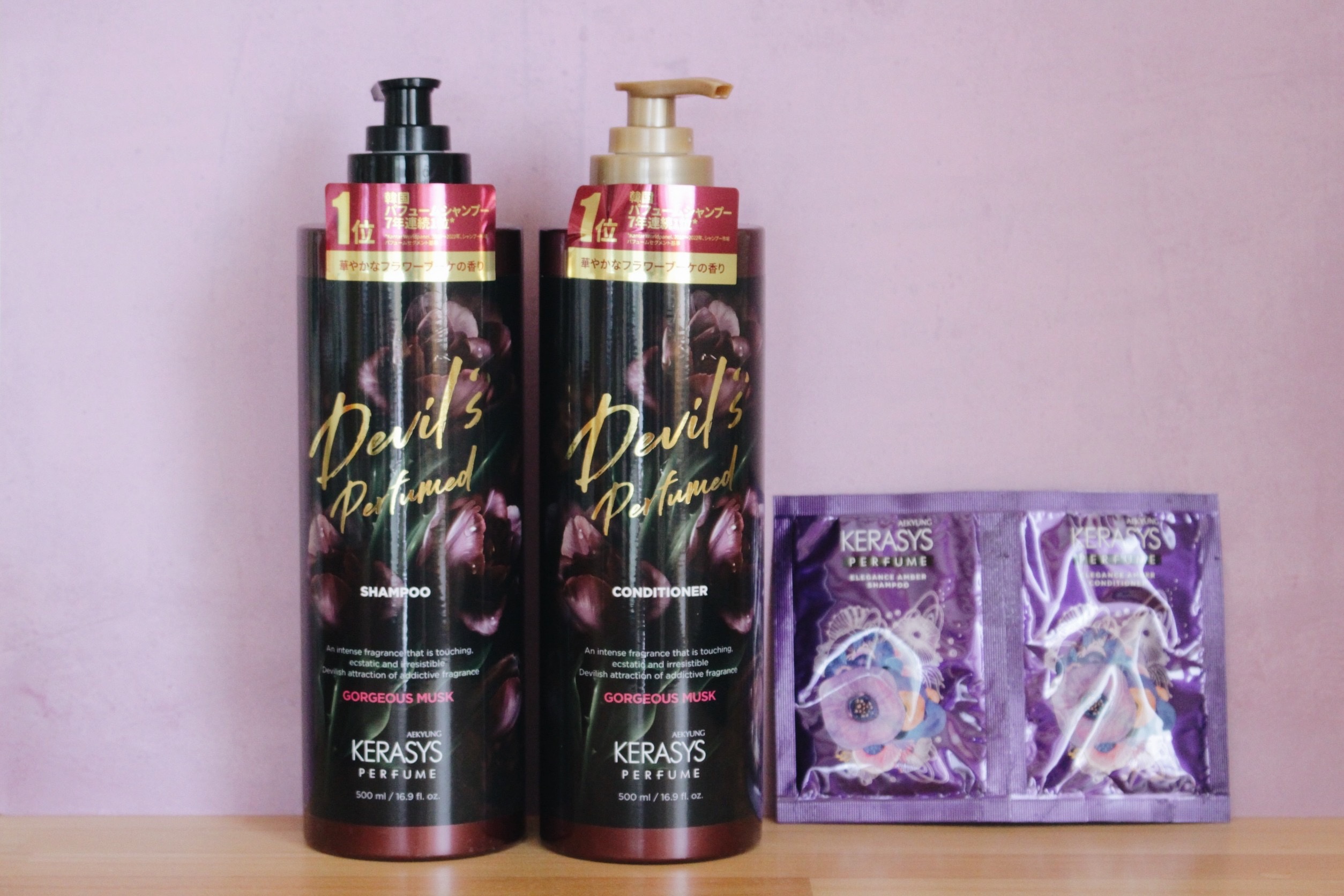 デビルズパフューム ゴージャス ムスク シャンプー&リンス リンス本体 1L/KERASYS/シャンプー・コンディショナーを使ったクチコミ（1枚目）