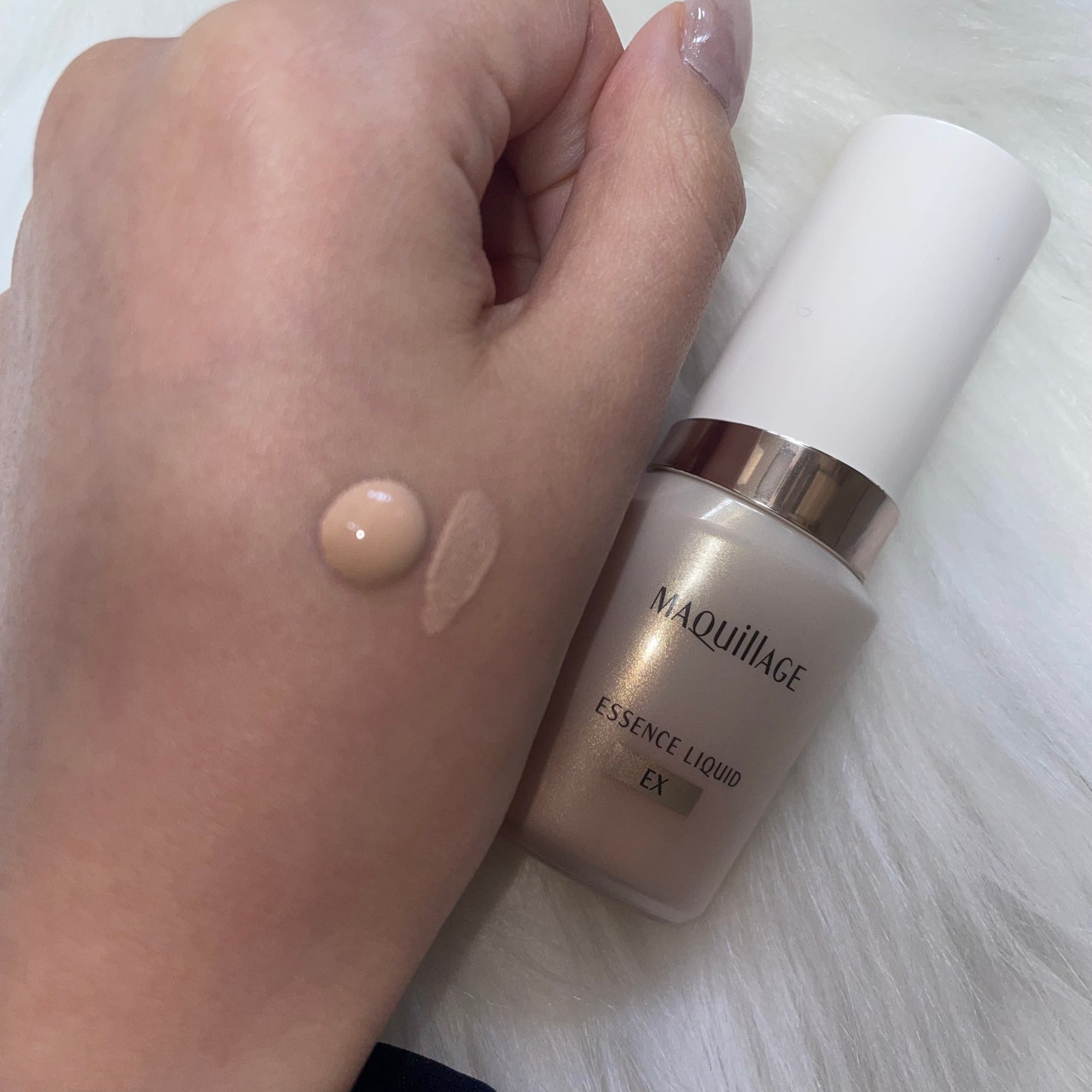 エッセンスリキッド EX/マキアージュ/リキッドファンデーションを使ったクチコミ(3枚目)