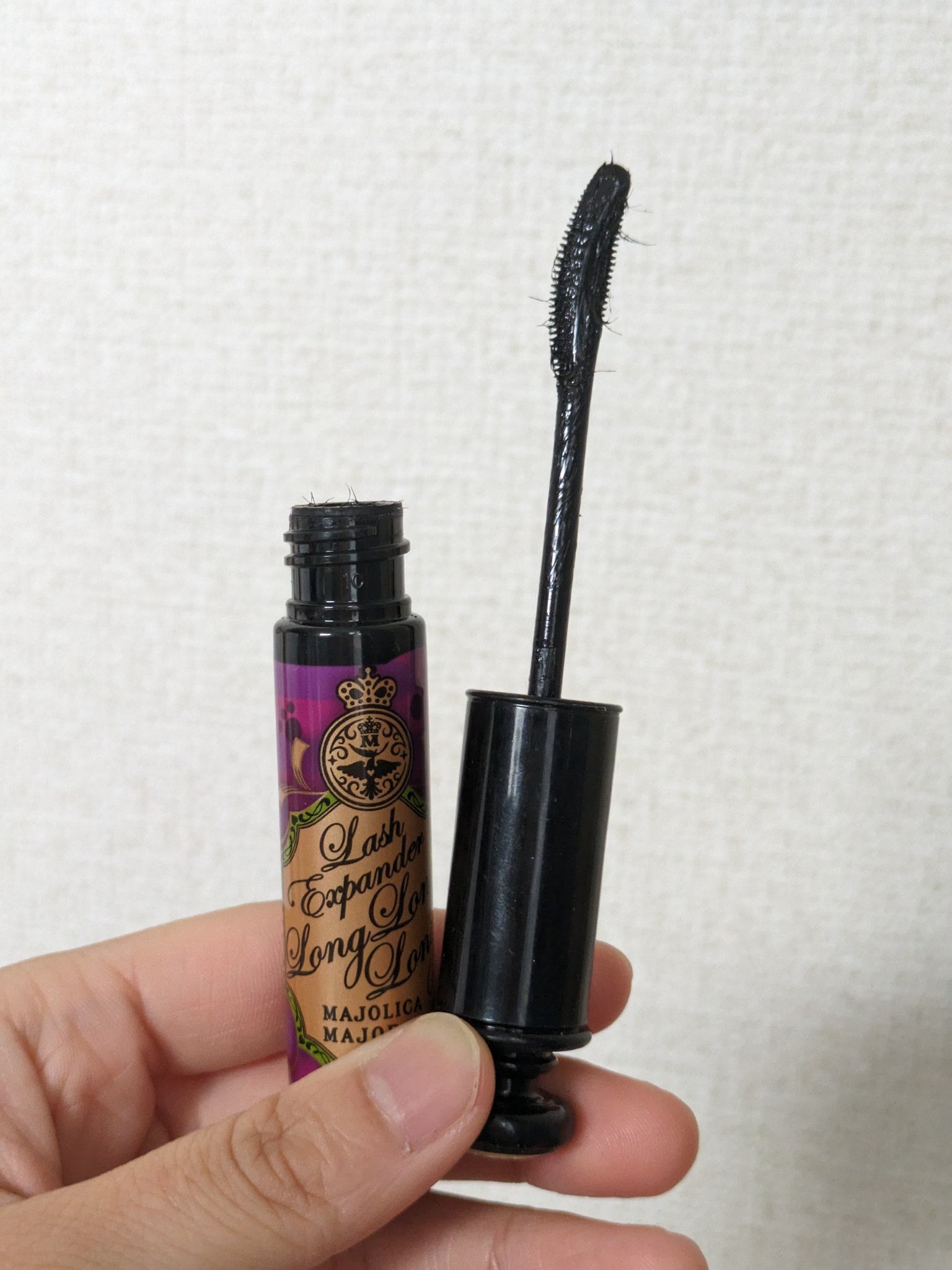 ラッシュエキスパンダー ロングロングロング BK999 ディファインブラック/MAJOLICA MAJORCA/マスカラを使ったクチコミ（3枚目）