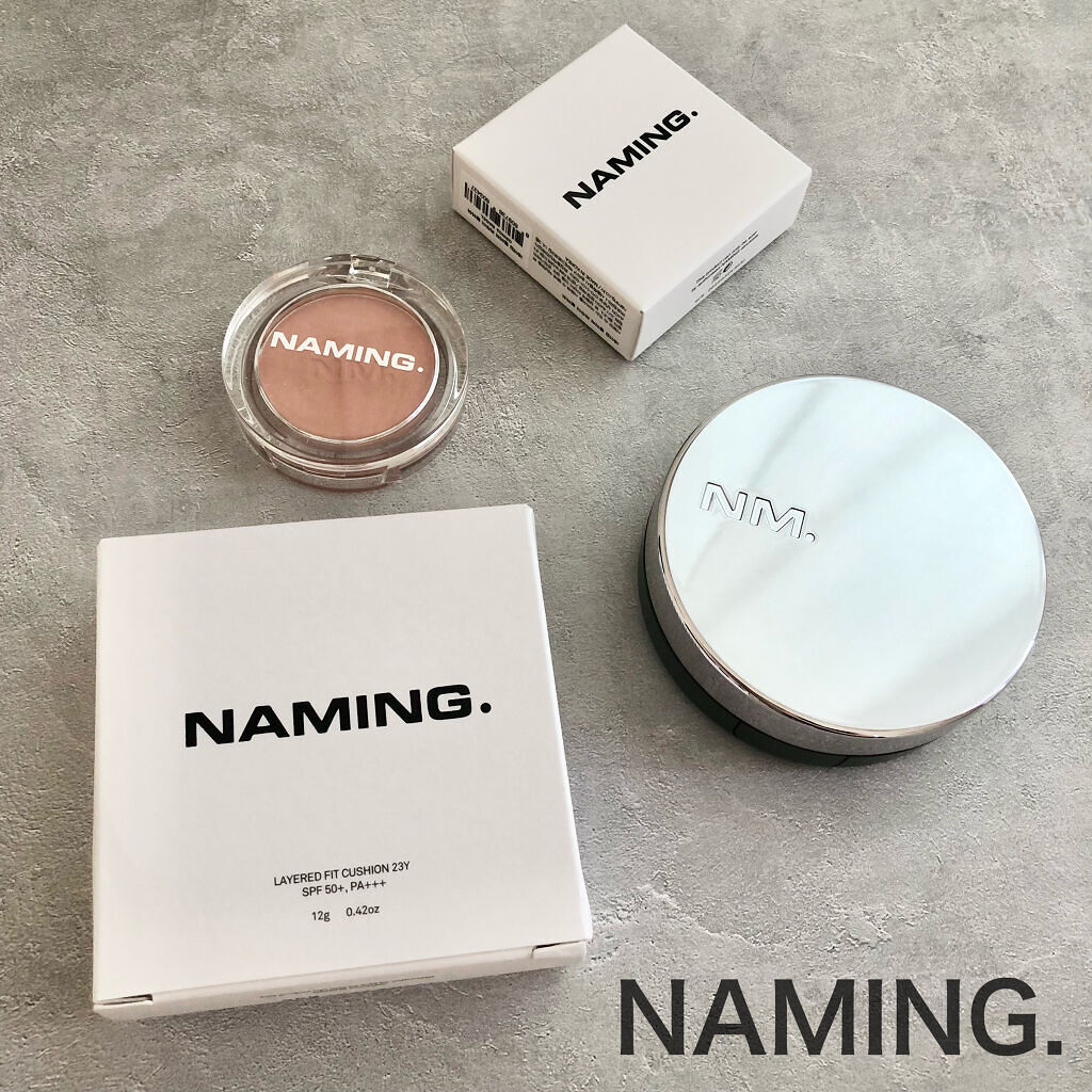 ネーミング フラッフィーパウダーブラッシュ ORR02 BAGEL/NAMING./パウダーチークを使ったクチコミ（1枚目）