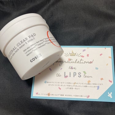 #提供_lips #提供 #cosrx

lipsのキャンペーンでいただきました。

パッドはいい厚みがあり、汚れも結構取れます。
デコボコ面で拭き取りしてからツルツル面は使用せず、普段のスキンケアをし