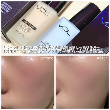 PERFECTING LAST FOUNDATION（パーフェクティングラストファンデーション）/VDL/リキッドファンデーションを使ったクチコミ（3枚目）