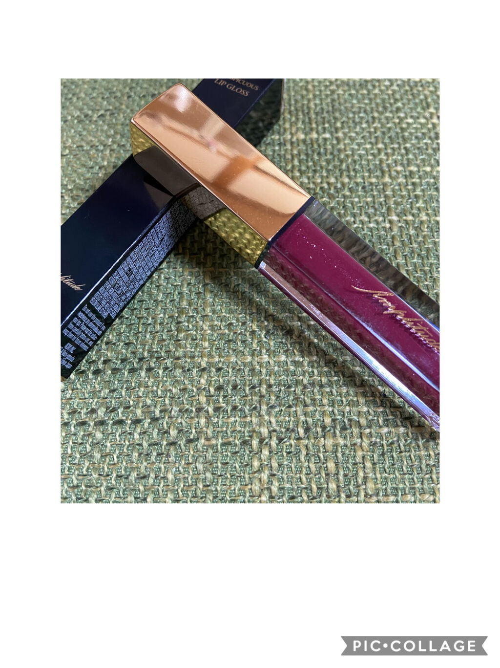 コンスピキュアス リップグロス 03 カシスローズ/Amplitude/リップグロスを使ったクチコミ（1枚目）