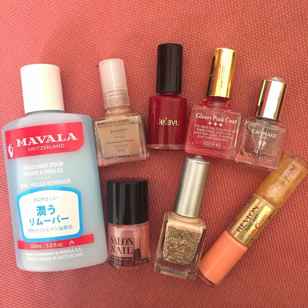 ネイルカラー ベージュ/無印良品/マニキュアを使ったクチコミ（1枚目）