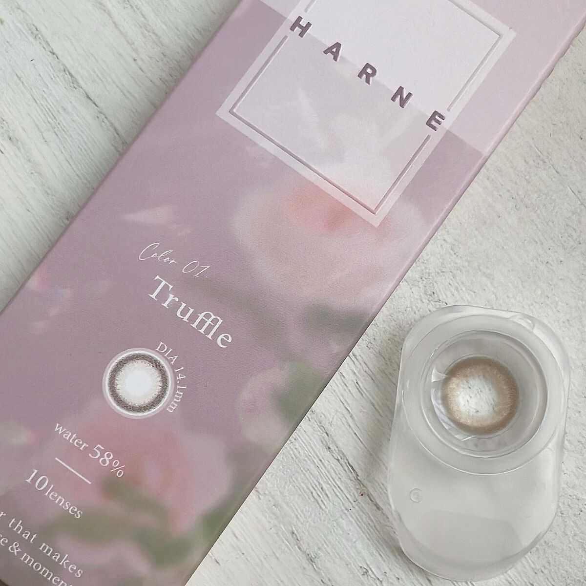 HARNE 1day/HARNE/ワンデー（１DAY）カラコンを使ったクチコミ（3枚目）