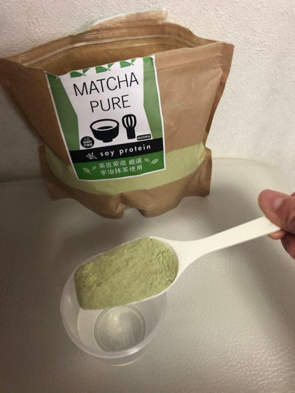 MATCHA PURE(プロテインパウダー)/ピュアパートナー/ソイプロテインを使ったクチコミ(6枚目)