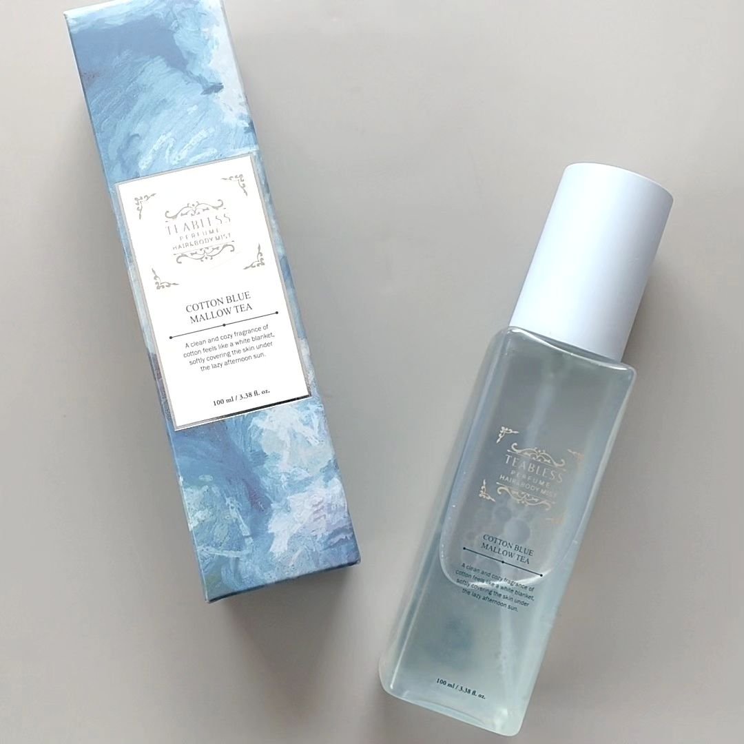 パヒュームヘア＆ボディミスト コットンブルーメロウティー/TEABLESS/ヘアミストを使ったクチコミ（1枚目）