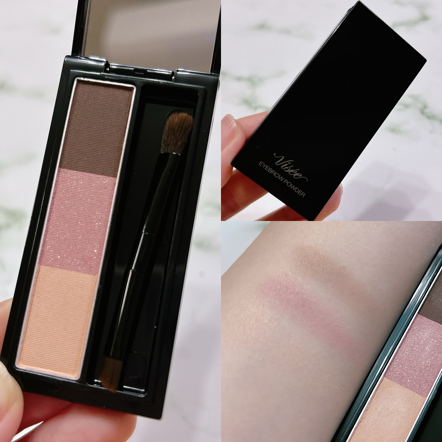 ヴィセ リシェ アイブロウパウダー/Visée/パウダーアイブロウを使ったクチコミ（2枚目）