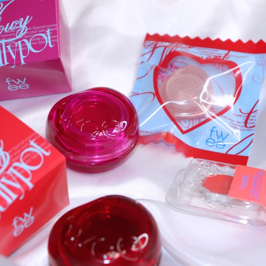 フィー リップアンドチーク グローイジェリーポット/fwee/リップグロスを使ったクチコミ(7枚目)