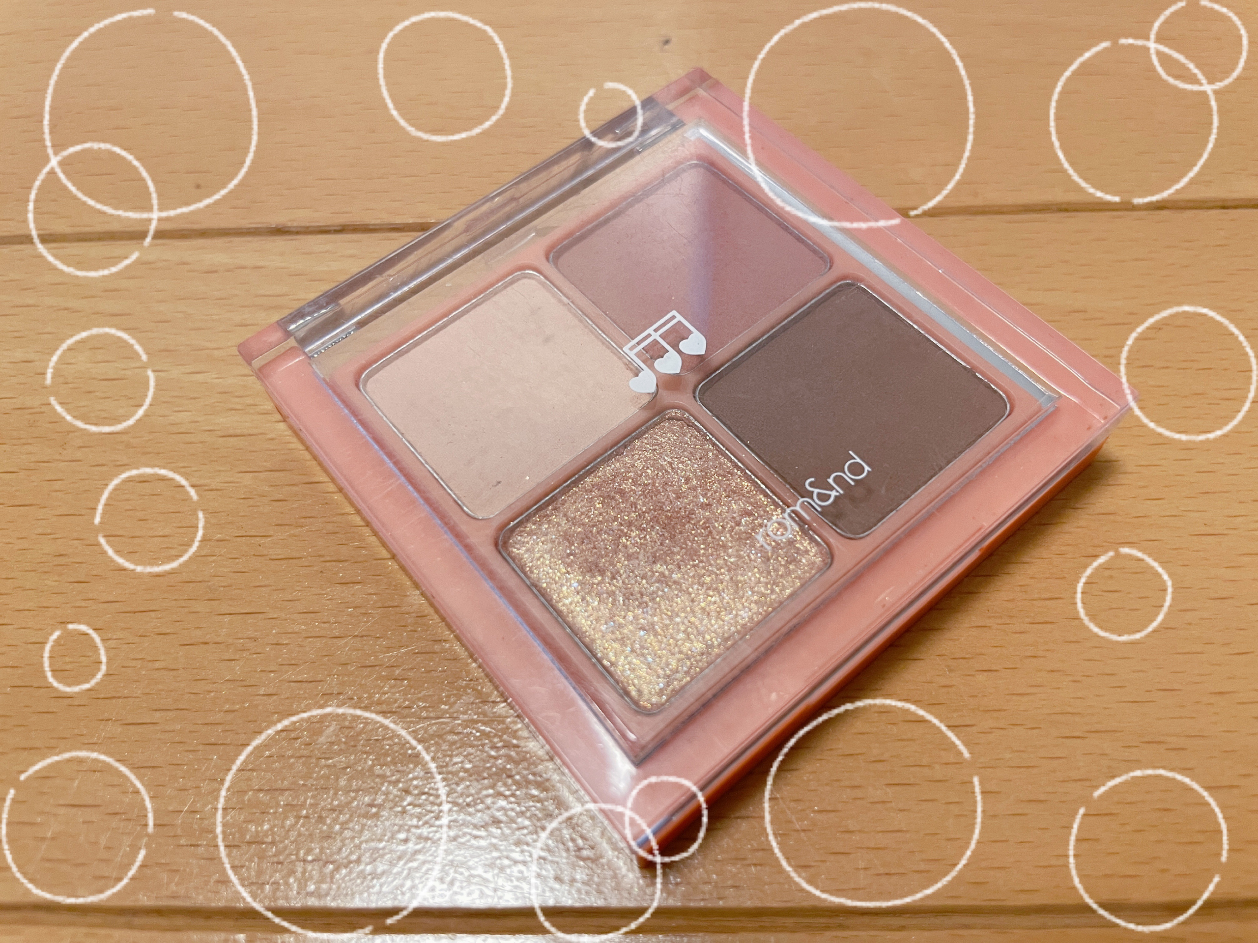 ベターザンアイズ ミュージックシリーズ/rom&nd/アイシャドウパレットを使ったクチコミ（1枚目）