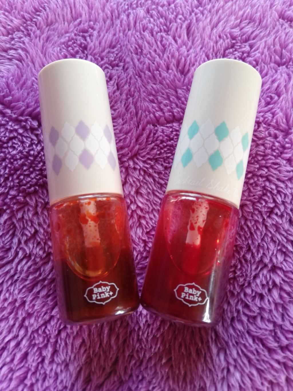 カクテルシェイクティント 01:ルビーレッド/ベビーピンク/リップティントを使ったクチコミ（1枚目）