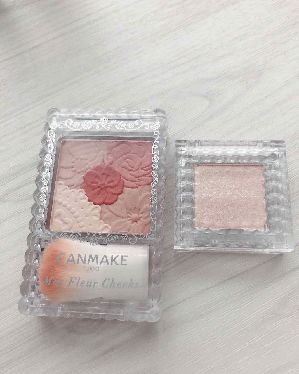 マットフルールチークス/キャンメイク/パウダーチークを使ったクチコミ（1枚目）