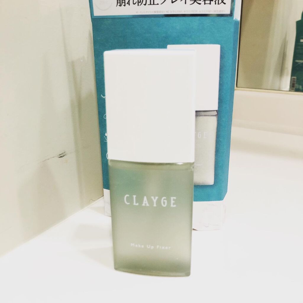 メイクアップフィクサー/CLAYGE/フィックスミストを使ったクチコミ（2枚目）