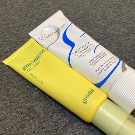 グーダルVクリーム(goodal GREEN TANGERINE V CREAM SET)/goodal/フェイスクリームを使ったクチコミ(1枚目)
