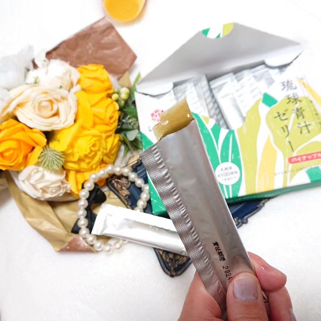 琉球青汁ゼリー/しまのや/食品を使ったクチコミ(3枚目)