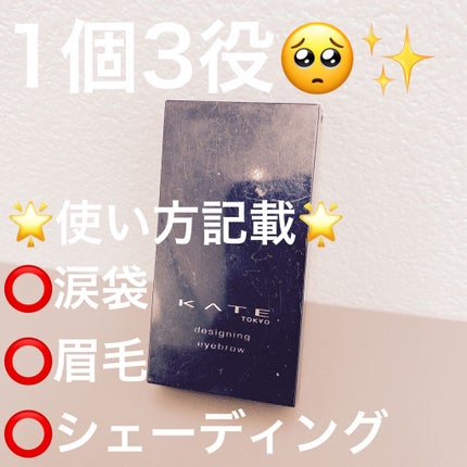 ケイト デザイニングアイブロウ3D/KATE/パウダーアイブロウを使ったクチコミ(1枚目)