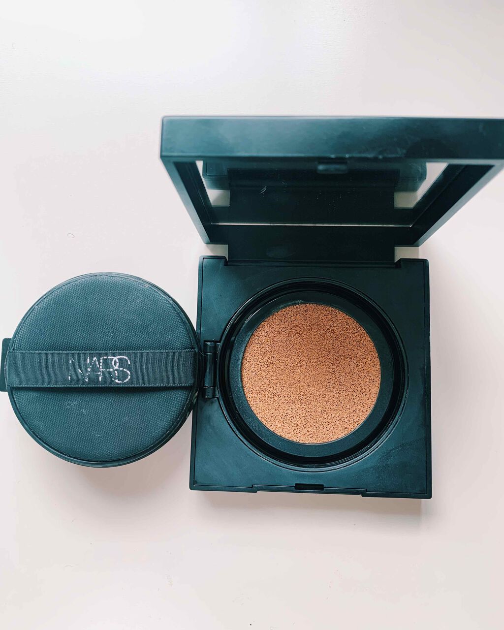 ナチュラルラディアント ロングウェア クッションファンデーション/NARS/クッションファンデーションを使ったクチコミ(2枚目)