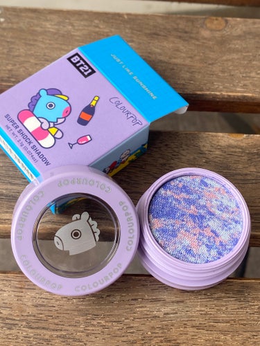 ColourPop  スーパーショックシャドウのクチコミ「#れぉん ちゃんリクエスト😍ありがとう🩷️

ColorPop✖️BTS
🎨✨アイシャドウ🎨✨.....」（3枚目）