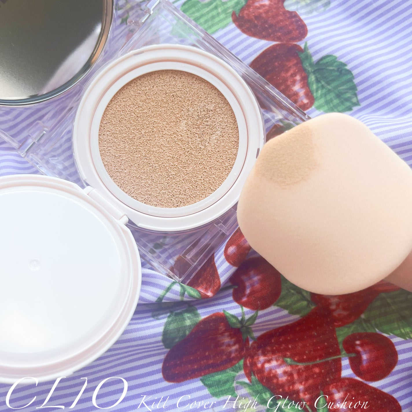 キル カバー ハイ グロウ クッション/CLIO/クッションファンデーションを使ったクチコミ(4枚目)