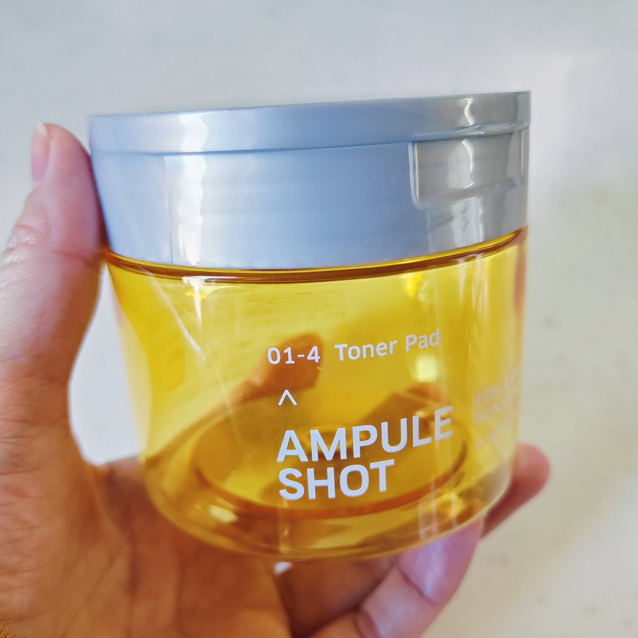 ピール&バランス スキンコンディショナー トナーパッド 60枚入り（120mL ）/AMPULE SHOT/ピーリングを使ったクチコミ（1枚目）