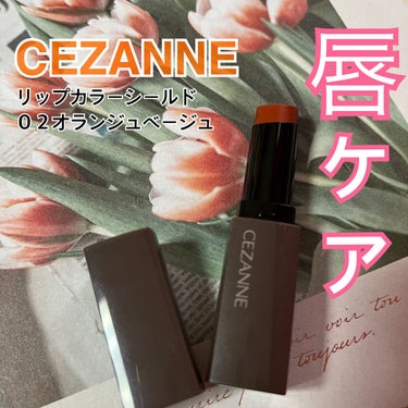 リップカラーシールド/CEZANNE/口紅を使ったクチコミ（1枚目）