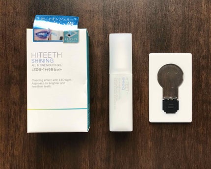 HITEETH ALL IN ONE MOUTH GEL SHINING LEDライト付き/R&/その他オーラルケアを使ったクチコミ(1枚目)