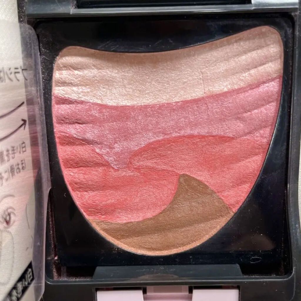 ブラシひと塗りチーク/AUBE/パウダーチークを使ったクチコミ（1枚目）