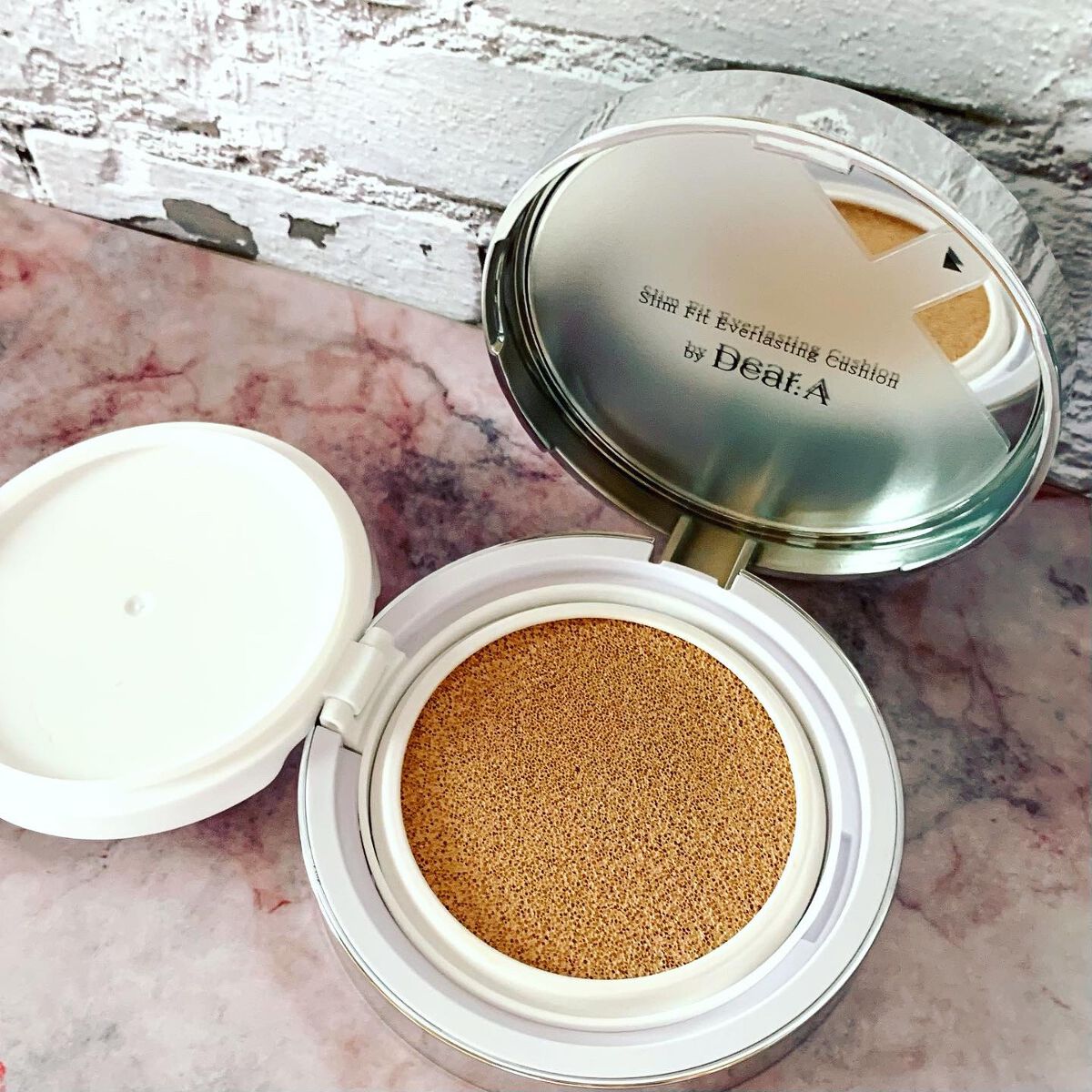 スリムフィット エバーラスティング クッション/Dear.A/クッションファンデーションを使ったクチコミ（3枚目）