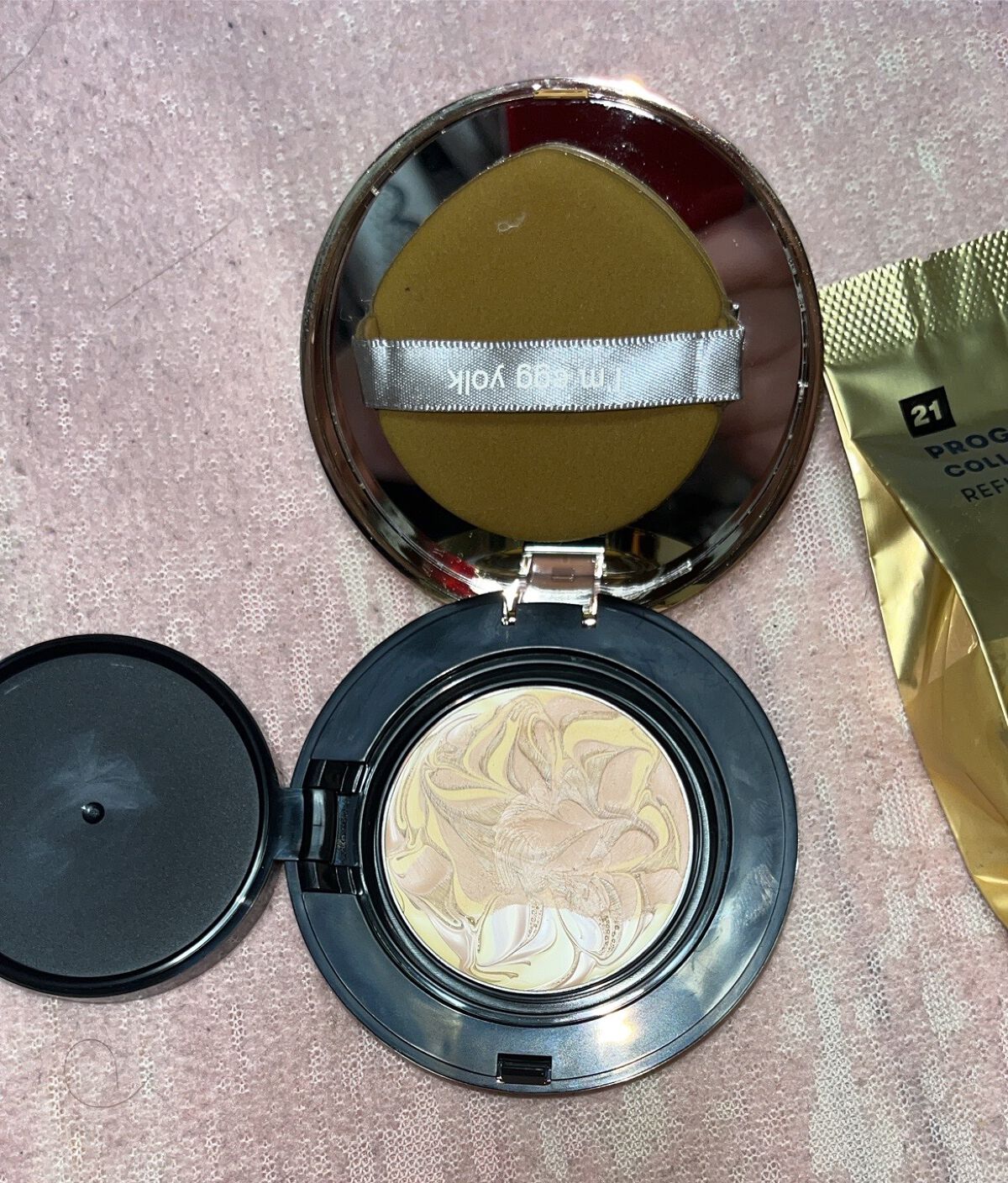 プログロス コラーゲンパクト/VT/クリーム・エマルジョンファンデーションを使ったクチコミ(2枚目)